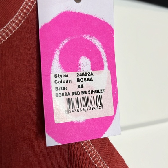 NWT One Teaspoon Bossa Red Bower Bird Singlet - Picture 6 of 7